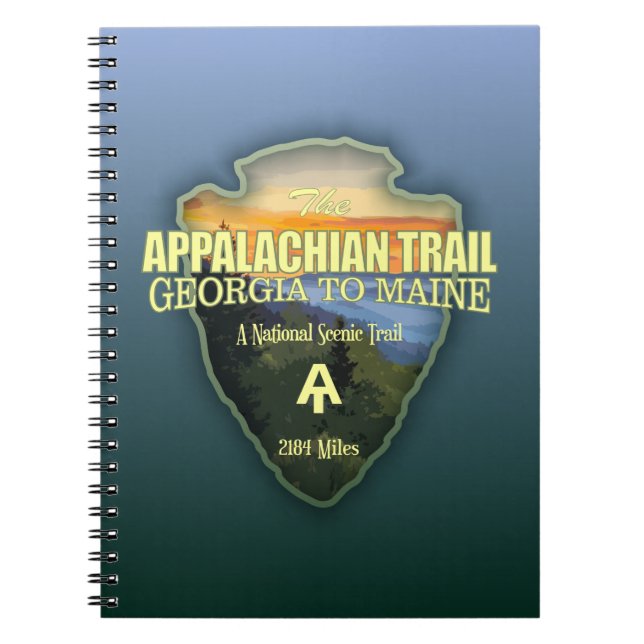 Appalachian Trail (arrowhead) Notebook (Front)