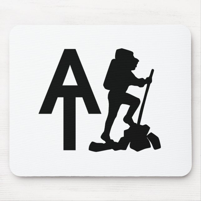 Appalachian Trail  -  AT  -  Bucket List Hike Mouse Mat (Front)