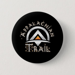 Appalachian Trail at Hiking A.T. Maine to Georgia 6 Cm Round Badge