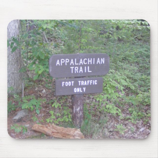 appalachian trail footpath sign mouse mat (Front)