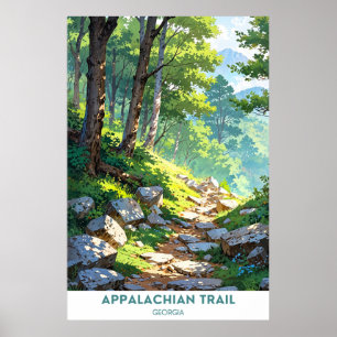Appalachian Trail, Georgia Poster