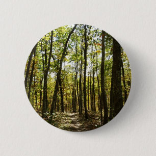 Appalachian Trail in October at Shenandoah 6 Cm Round Badge