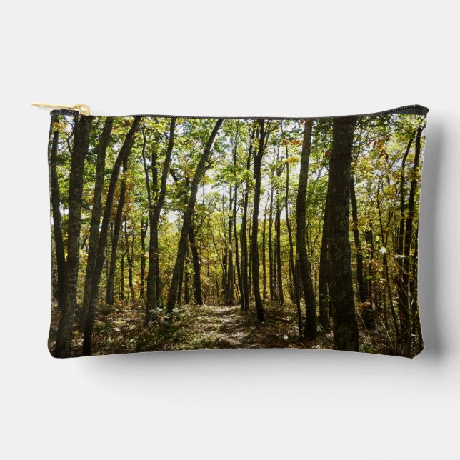 Appalachian Trail in October at Shenandoah Accessory Pouch (Front)