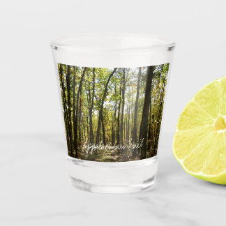 Appalachian Trail in October at Shenandoah Shot Glass