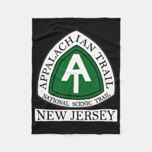 Appalachian Trail New Jersey Nj  Fleece Blanket