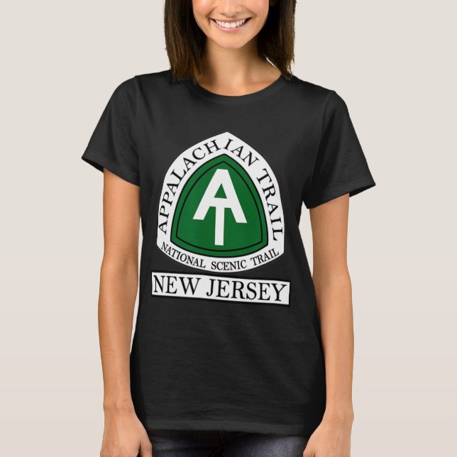 Appalachian Trail New Jersey Nj  T-Shirt (Front)