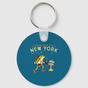 Appalachian Trail New York Hiking Frog  Key Ring