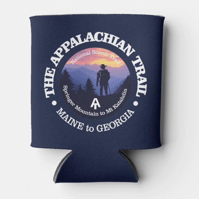 Appalachian Trail (rd2) Can Cooler (Front)