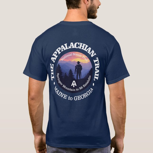 Appalachian Trail (rd2) T-Shirt (Back)