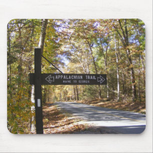 appalachian trail sign pennsylvania fall mouse mat
