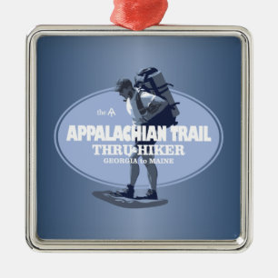 Appalachian Trail (TH) Metal Tree Decoration