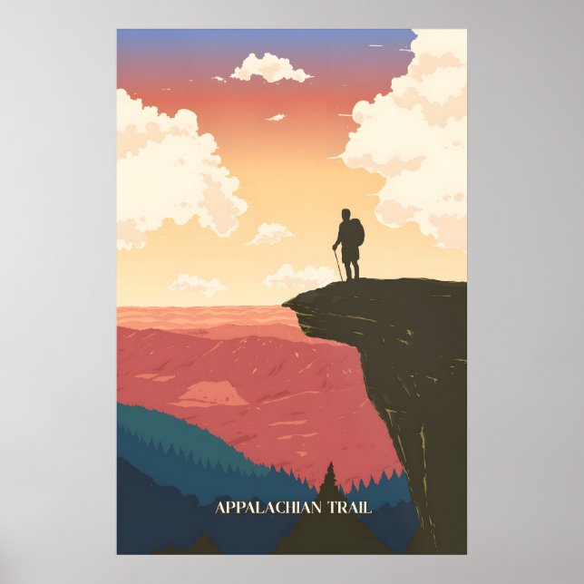 Appalachian Trail Travel Poster (Front)