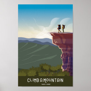 appalachian trail travel poster
