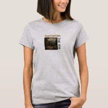 Appalachian Trail woodcut female customizable date
