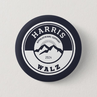 Appalachians Support Harris/Walz button