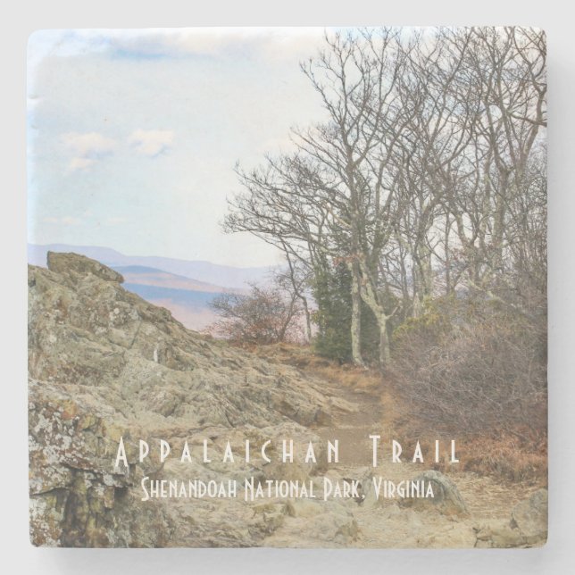 Appalaichan Trail Stone Coaster (Front)