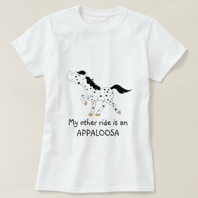 APPALOOSA Baby Doll T-shirt Personalised (Design Front)