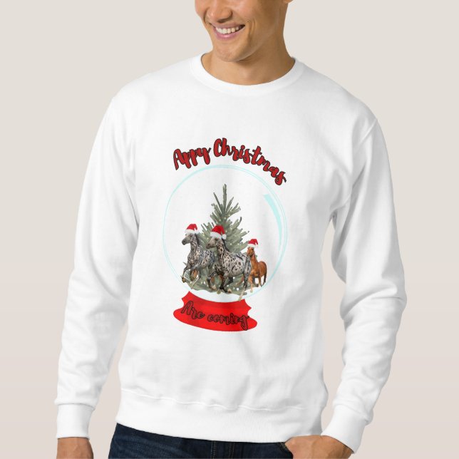 Appaloosa Christmas Sweatshirt (Front)