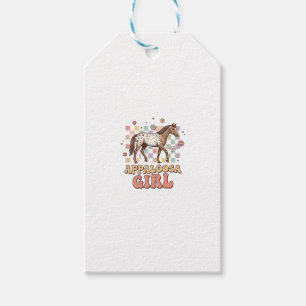 Appaloosa Girl Vintage Horse Western T-Shirt Desig Gift Tags