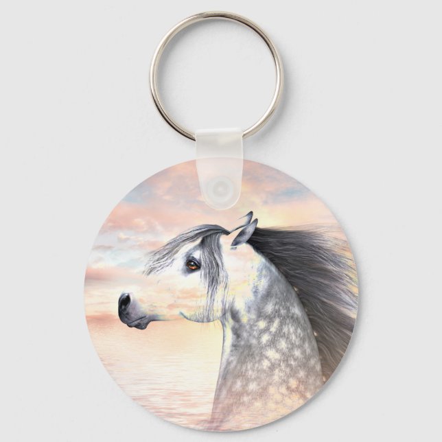 Appaloosa horse key ring (Front)