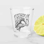 Appaloosa Horse Mare and Foal Shot Glass