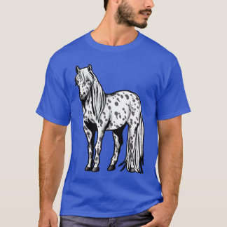 Appaloosa Horse Riding Present gift Pony Girl fami T-Shirt