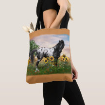 Appaloosa Horse Tote, customise colour