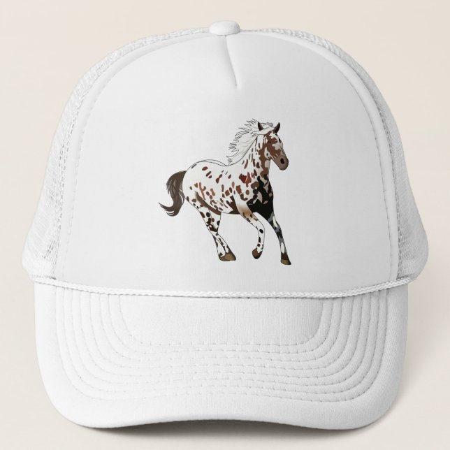 Appaloosa Horse Trucker Hat (Front)