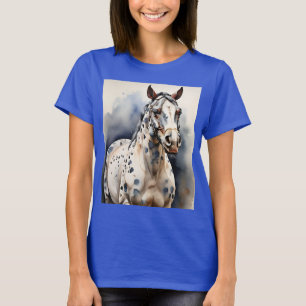 Appaloosa Horse Watercolor Leopard  T-Shirt