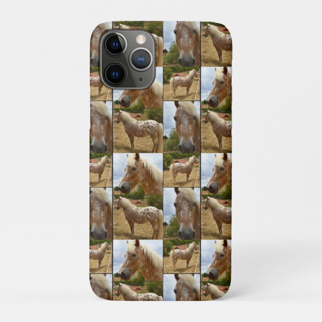Appaloosa Horses Photo Collage,  Case-Mate iPhone Case (Back)