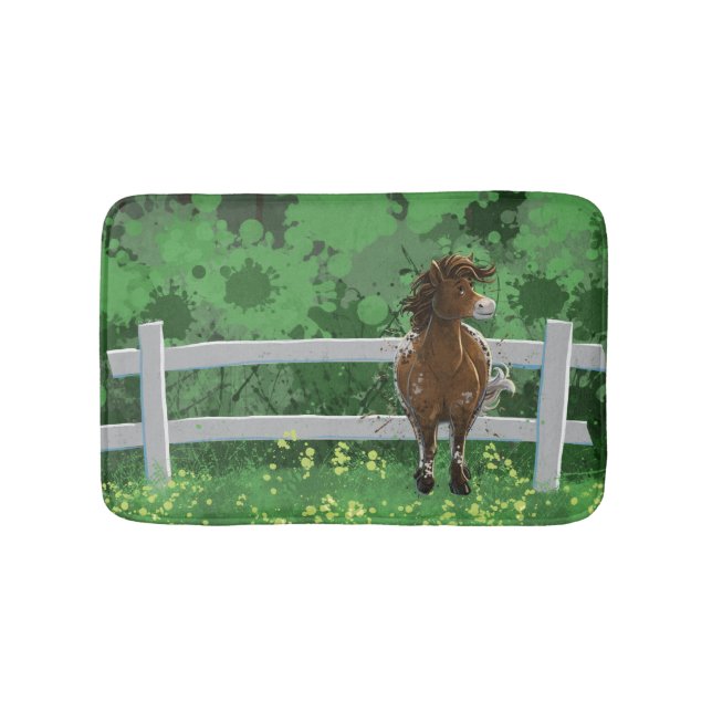 Appaloosa Pony Bath Mat (Front)