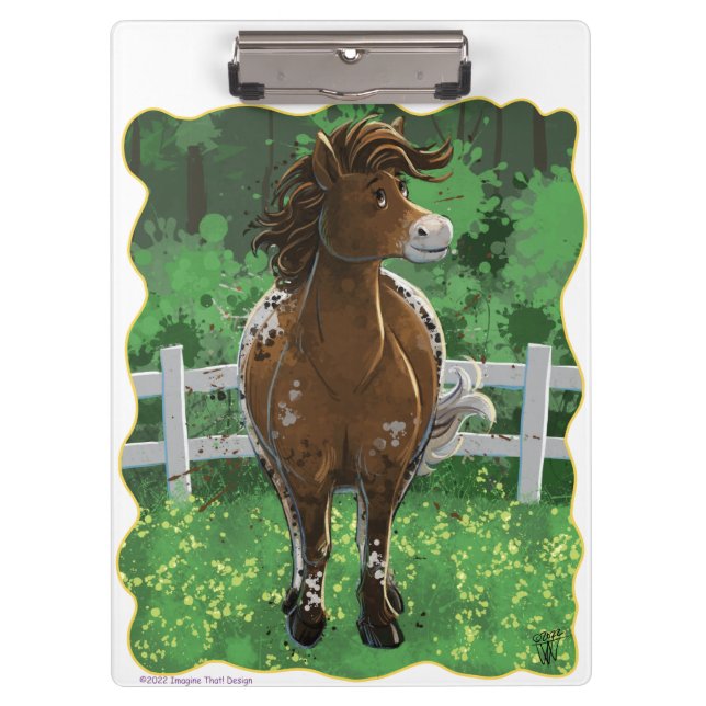 Appaloosa Pony Clipboard (Front)