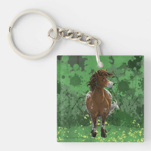 Appaloosa Pony Key Ring