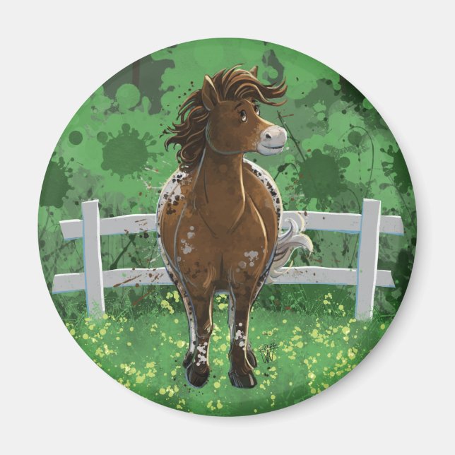 Appaloosa Pony Magnet (Front)