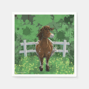 Appaloosa Pony Napkin