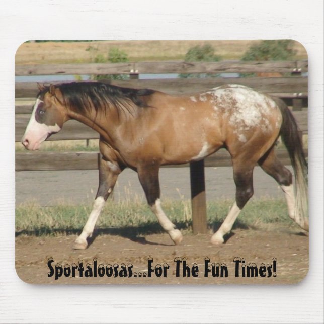 Appaloosa sportaloosa fun times mouse mat (Front)