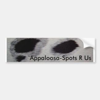 Appaloosa-Spots R Us Bumper Sticker