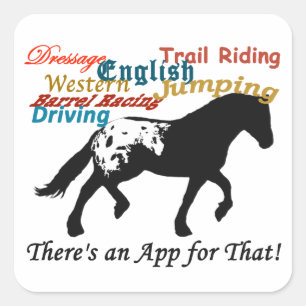 Appaloosa Square Sticker