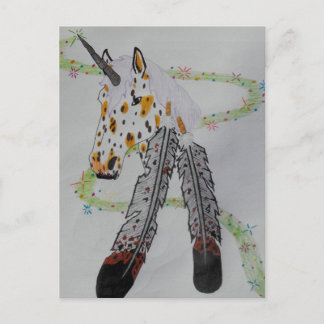 Appaloosa Unicorn Gift Products Postcard