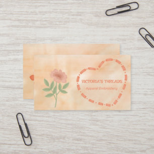 Apparel Embroidery   Business Card