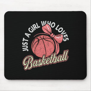 Apparel Funny Just A Girl Who Loves Sketll Mouse Mat