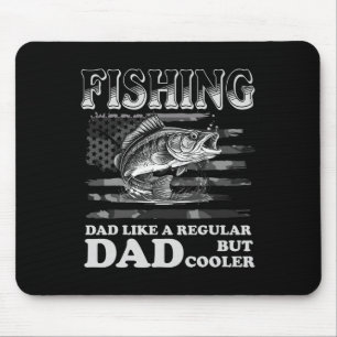 Apparel Vintage Fishing Dad Like A Regular Dad Fat Mouse Mat
