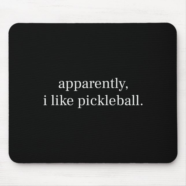 Apparently I Like Ckleball For Men Women Cool Ckle Mouse Mat (Front)