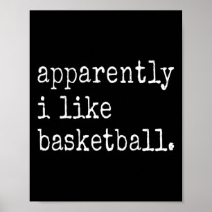 Apparently I Like Sketll Funny Sketll Game Day 1 Poster
