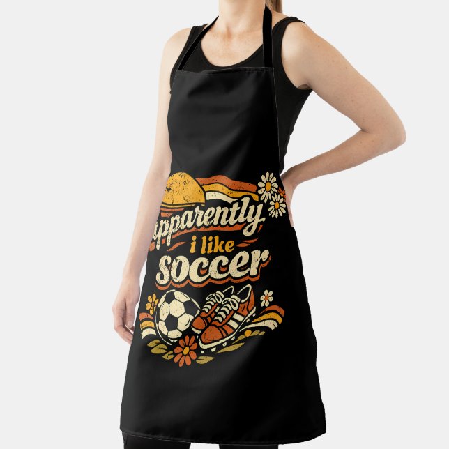 Apparently I Like Soccer Apron (Insitu)
