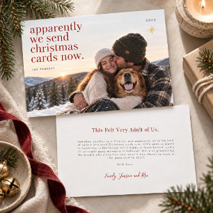 Apparently We Send Christmas Cards Now Photo