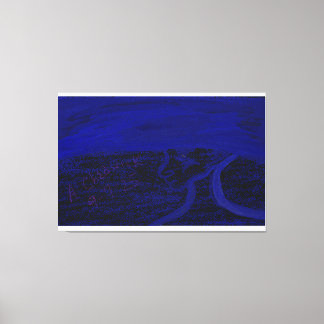 Apparition in the Sea Stretched Canvas Print