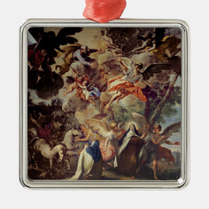 Apparition of St. Joseph to St. Theresa Metal Tree Decoration