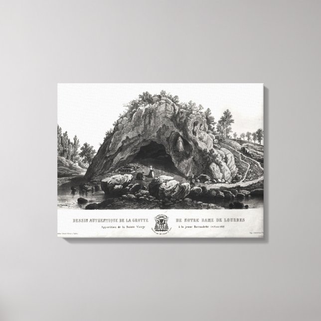 Apparition of the Virgin Mary Canvas Print (Front)