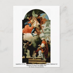 Apparition Of The Virgin Postcard
